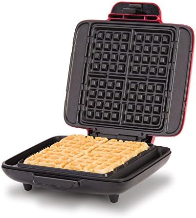 Dash No-Drip Waffle Maker: Waffle Iron 1200W + Waffle Maker Machine For Waffles, Hash Browns, Or Any Breakfast, Lunch, & Snacks With Easy Clean, Non-Stick + Mess Free Sides - Aqua