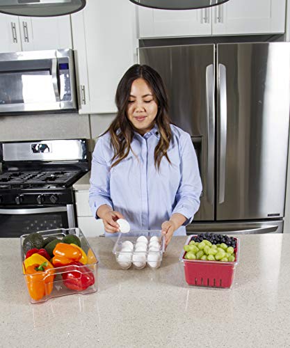  Deluxe Egg Tray, 18 Count, Clear