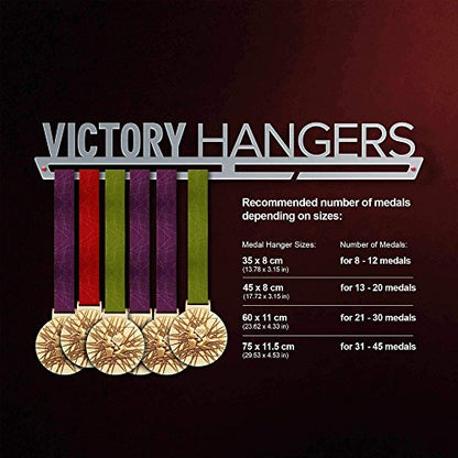  Wimming Medal Hanger Display - Wall Mounted Award Metal Holder - 100% Stainless Steel Rack For Champions