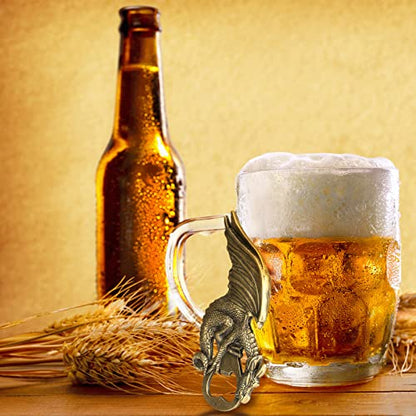  Dragon Bottle Opener, Mens Bottle Opener, Novelty Father’s Day Birthday Beer Gifts For Men Dad Boyfriend Husband Beer Lovers Bar Accessory Gifts With Gift Box&Card