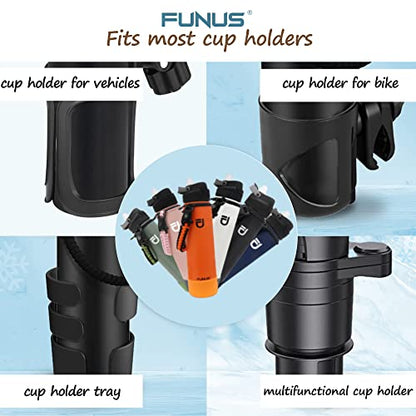 64oz Insulated Water Bottle (2 Lids) 64 Oz Vacuum Stainless Steel Water Bottle With Handle Flip Top Lid And Paracord BPA Free Metal Water Jug Sports Outdoor Camping