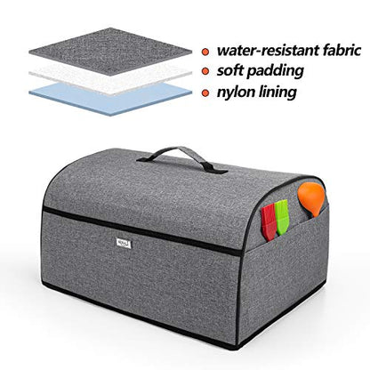  Uxja Toaster Oven Cover Compatible With Hamilton Beach 6-Slice Toaster Oven, Gray