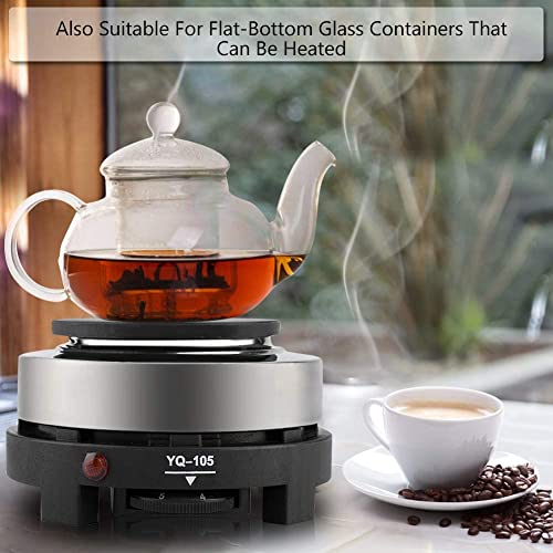 Portable Electric Mini Stove 500W Electric Mini Stove Hot Plate Multifunction Home Heater(US Plug 110V)
