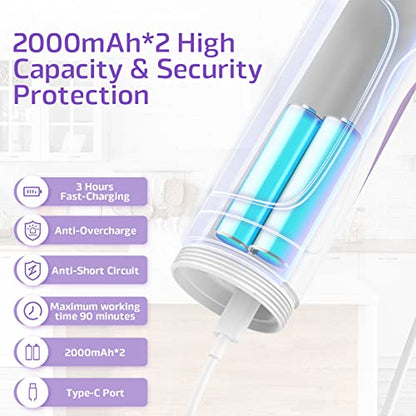  Electric Spin Scrubber Cordless - Electric Cleaning Brush For Bathroom,Power Shower Scrubber Cleaning With LED Display For Tub,Floor,Tile,Window,Kitchen,6 Replaceable Brush Heads,Dual Speed