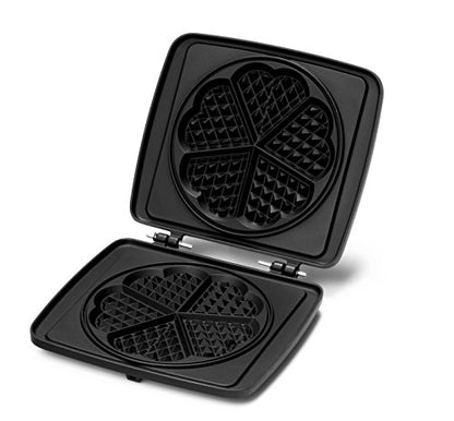  Roquade M006 Heart Waffle Plate - Cast Aluminum,Black
