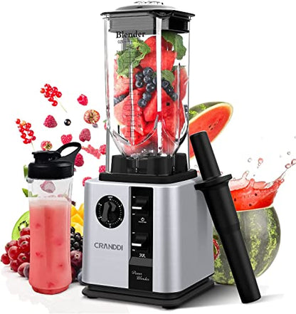  Professional Commercial Blender 1800W, 80oz BPA-Free Jar, High-Speed Blenders For Shakes And Smoothies, Variable Speed, Self-Cleaning, K95-S