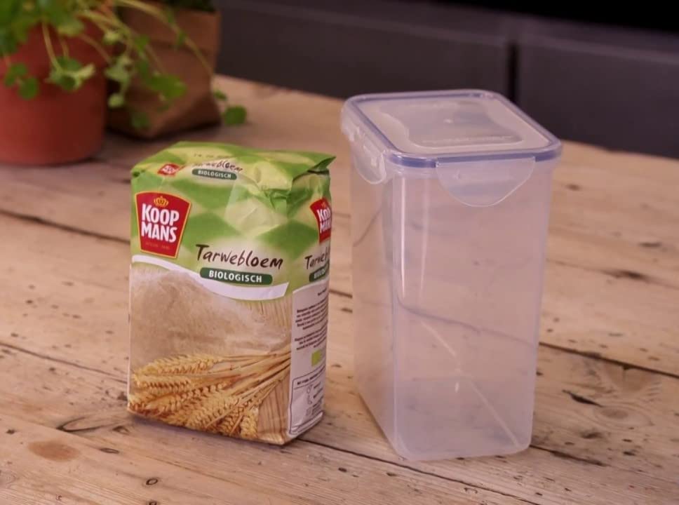 Lock & Lock Airtight Rectangular Tall Food Storage Container 60-oz / 7.61-cup