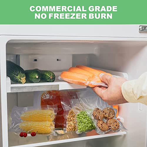  200 Pcs Vacuum Sealer Bags 4 X 6 Inch Vacuum Seal Bags For Food Sealer Bags Heavy Duty Puncture Prevention, Boilsafe To 280°F Freezable, BPA Free, Commercial Grade Fit For Sauce Pack, Snack, Spices, Etc