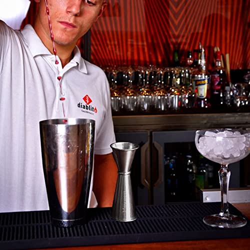  Japanese Jigger 2 Oz 1 Oz - MOSEHOOT Jigger For Bartending, Stainless Steel Bar Alcohol Measuring Tools - Silver