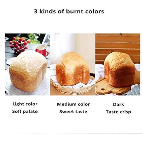  Custom Loaf Bread Maker, 23 Automatic Programmable Bread Machine, Large LCD Display, Fruit & Nut Dispenser