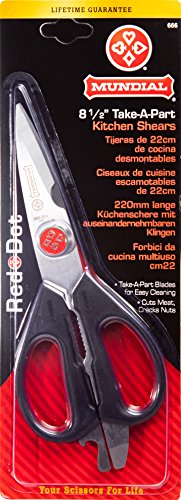  BP666 Red Dot 8 1/2" Take-A-Part Kitchen/Utility Shears