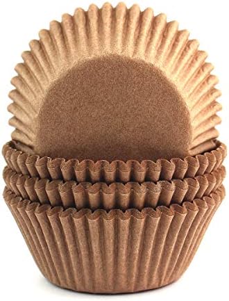  Standard Size Cupcake Liners Halloween Party Baking Cups 100 Pcs (Black)