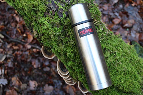Thermos Hermos Light And Compact Flask (34oz) (Midnight Blue)