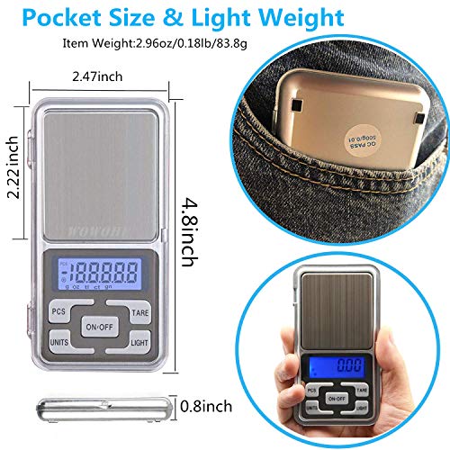  Food Travel Scale Portable Scale Gram Capacity 500g Degital Kitchen Small Mini Scale Lab Measuring Scale High Precision Pocket Scale