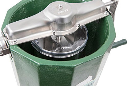  PREMIUM 4 Qt. - Stainless Steel Ice Cream Maker - Hand Crank