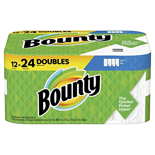  Select-A-Size Paper Towels, Double Rolls, White, 90 Sheets Per Roll, 12 Count (06130)