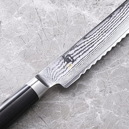  Cutlery Classic Bread Knife 9”, Long Serrations Glide Through Bread, Ideal For Cakes And Pastries, Authentic, Handcrafted, Japanese Serrated Kitchen Knife