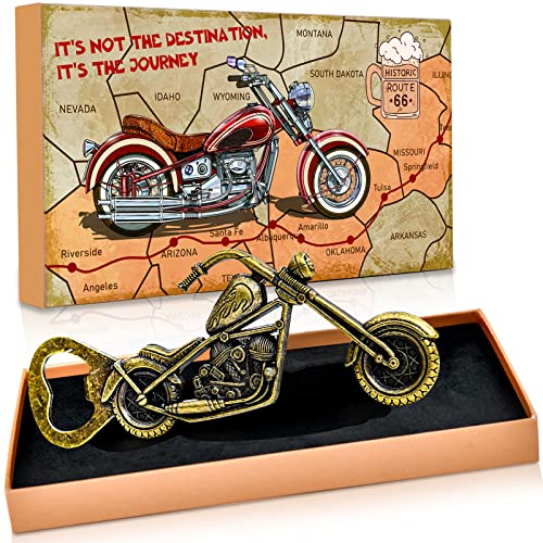  Gifts For Men Dad - Unique Valentines Day Gifts For Him Boyfriend Husband Bottle Opener Novelty Motorcycle Beer Gifts For Men Who Have Everything, Funny Birthday Gift Cool Stuff Gadgets For Man Cave