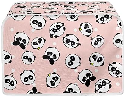  Buybai Kitchen Toaster Covers 2 Slice Wide Slot Cute 3D Pig Pattern Small Appliance Covers Dustproof Bread Maker Covers