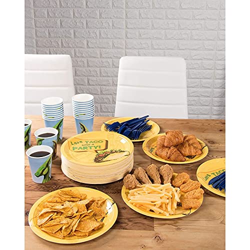  Cinco De Mayo Paper Plates, Let’s Taco Bout A Party (9 In, 80 Pack)