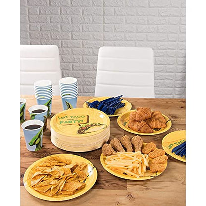  Cinco De Mayo Paper Plates, Let’s Taco Bout A Party (9 In, 80 Pack)
