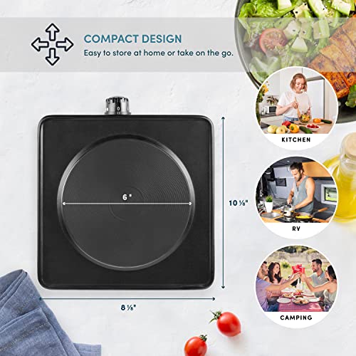  P-303 Single Burner Hot Plate, Black