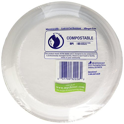  Chinet Classic White Dinner Plates, 32 Ct