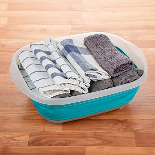  Works Large Collapsible Tub, Turquoise