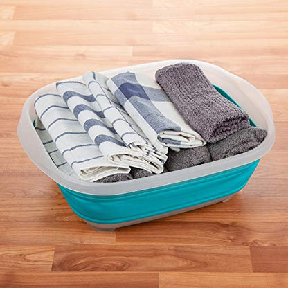  Works Large Collapsible Tub, Turquoise