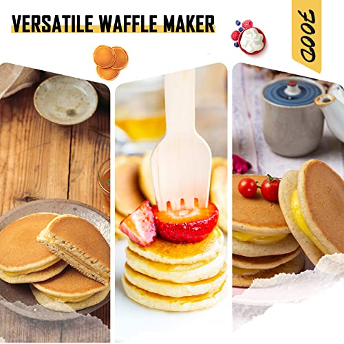  25Pcs Mini Pancakes Maker Commercial Electric Nonstick Pancake Maker Machine Muffin Poffertjes Pan Machine For Home Kitchen Restaurant Snack Bar 110V
