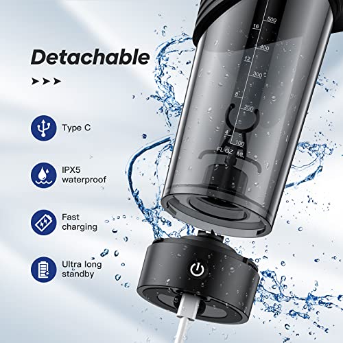  Electric Protein Shaker Bottles, Portable Mixer Cups, 28Oz Large Capacity Blender Bottles, Made With Tritan - BPA FREE, Rechargeable Powerful For Smooth Protein Shakes