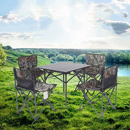  EYHLKM Folding Table-Portable Folding Camping Table,Ultralight Aluminum Table Compact Camp Table With Carry Bag For Outdoor,Picnic,Festival,Beach,Cooking,Home Use