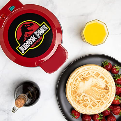  Jurassic Park Waffle Maker - T-Rex On Your Waffles - Waffle Iron