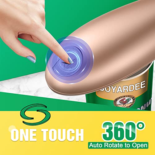  Electric Can Openers For Kitchen For Seniors, Click Once Can Opener Electric, Automatic Can Opener Smooth Edge Kitchen Gadget For Housewives, Best Gift For Mothers