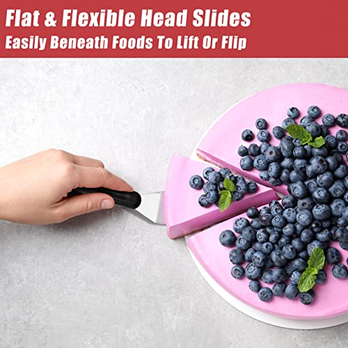  Professional Mini-Serving Spatula, Stainless Steel Cutter And Serve Turner For Serving, Flipping Or Cooking, Ideal For Brownies, Tiramisu, Cakes, Lasagna Or Cookie Etc.