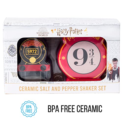  Harry Potter Hogwarts Express Platform 9 3/4 Ceramic Salt And Pepper Shaker