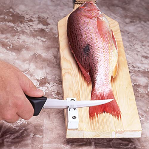  CcuSharp Sturdy Mount Knife Sharpener - Mountable Professional Knife Sharpening Tool - Sharpens, Restores & Hones - Diamond-Honed Tungsten Carbide Knife Sharpener For Kitchen Knives And All Blades