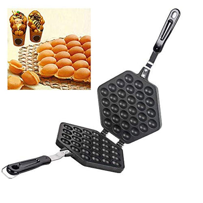  Cake Pan Waffle Pan Cake Pan Bread Waffle Maker Aluminum Alloy Non-stick Waffle Cake Baking Mold Plate (Egg)
