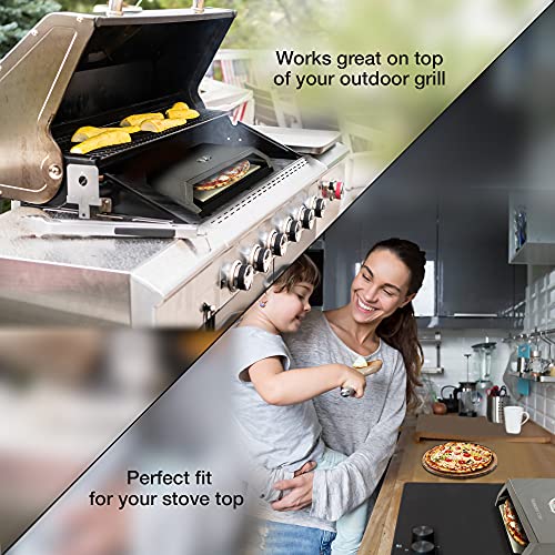  Pizza Oven, Pizza Maker For Outdoor Grill, Pizza Stone, Stainless Steel