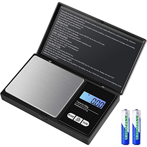  Pocket Gram Scale 500g X 0.01g, [7 Units] Diyife® Digital Grams Scale, Small Ounce Scale, Stainless Steel Jewelry Scale With Tare, Auto Off, LCD Back-Lit, Batteries Included
