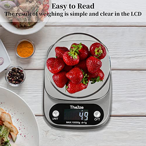  Jze Precision Digital Kitchen Food Scale-Accurately Weigh In Grams And Ounces For Portion Control And Weight Loss-Essential Tool For Home Cooking And Baking-Easy-to-Read LCD Display-Durable Design