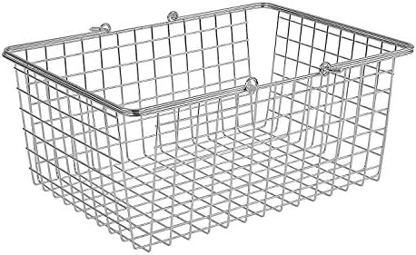  Wire Storage Basket, Medium, Chrome (43270)