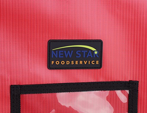  50400 Insulated Pizza Delivery Bag, 24" By 24" By 5", Red