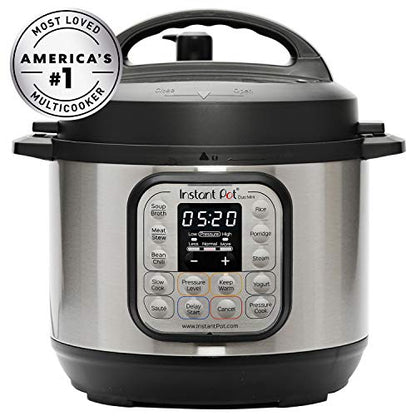  Duo Mini 7-in-1 Electric Pressure Cooker, Sterilizer, Slow Cooker, Rice Cooker, Steamer, Saute, Yogurt Maker, And Warmer, 3 Quart, 11 One-Touch Programs & Pot Mini Mitts