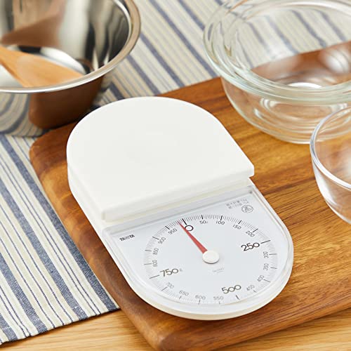  1445-WH Cooking Scale, Kitchen Scale, Cooking, Analog, 2.2 Lbs (1 Kg), Increments Of 0.2 Oz (5 G), White