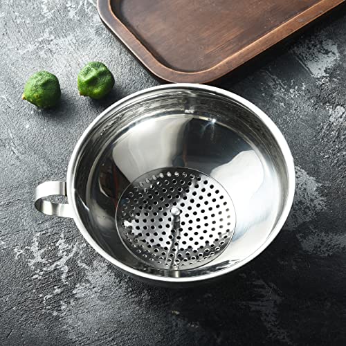  Delove Canning Funnel With Strainer For Wide And Regular Mason Jars - Wide-Mouth Funnels For Kitchen Use - Canning Supplies Kit - Stainless Steel - 3 Pack (Small And Large), (wide Funnel Set)