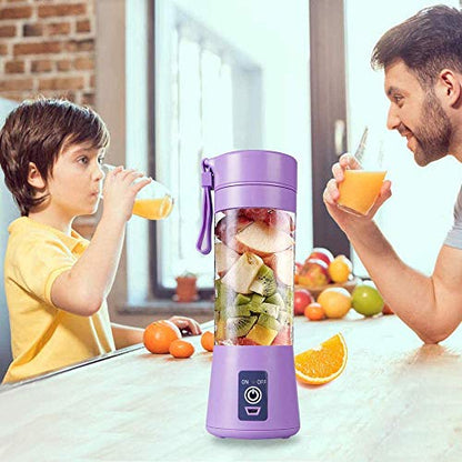  Mini USB Portable Juicer Cup 6-blade Juicer