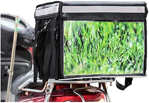  Updated Professional Insulated Food Delivery Bag With Support Frame And Plastic Bottom Plate | Ideal For Uber Eats, Catering,Delivery Drivers, Doordash And More