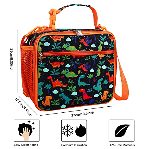  Kids Lunch Bag For Girls Teens Insulated Lunch Box Reusable Lunch Tote Kit For School Travel