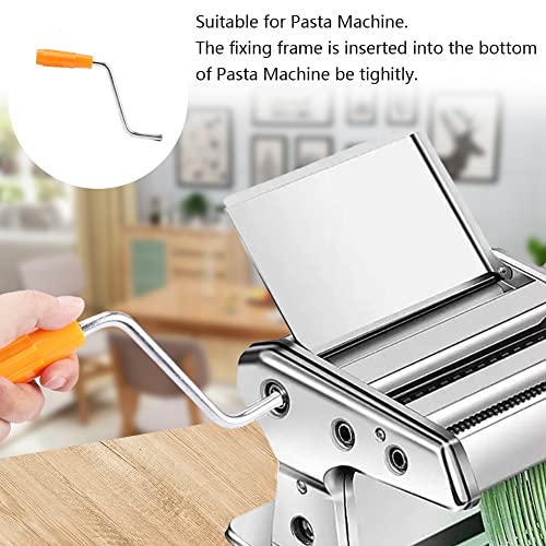  Pasta Maker Handle Replacement,Manual Noodle Maker Fixing Clip,Durable Handle Tool Parts For Pasta Machine (Handle)